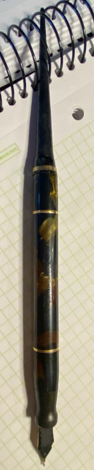 Pluma estilografica muy antigua TOLEDO OHAIO USA
