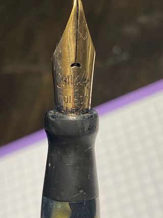 Pluma estilografica muy antigua TOLEDO OHAIO USA