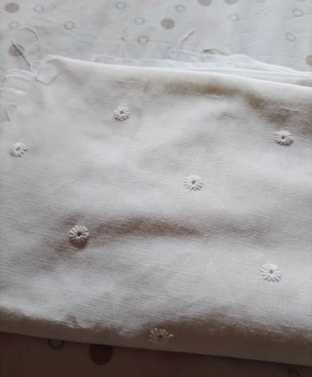 Retal Tela Algodón Blanco