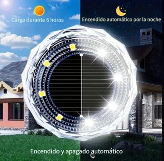 12 luci solari da giardino a LED
