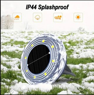 12 luci solari da giardino a LED
