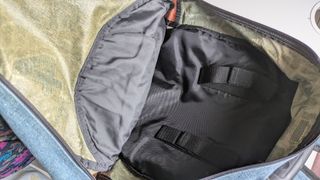Mochila Milan azul y naranja