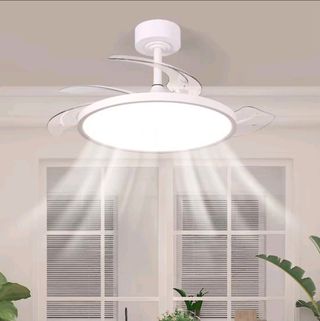 Ventilatore Soffitto Plafoniera Lampadario Luce 4 