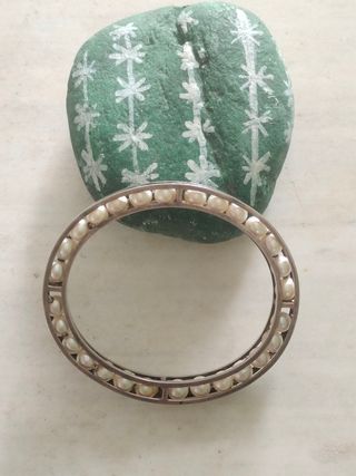 Pulsera perlas naturales plata 925