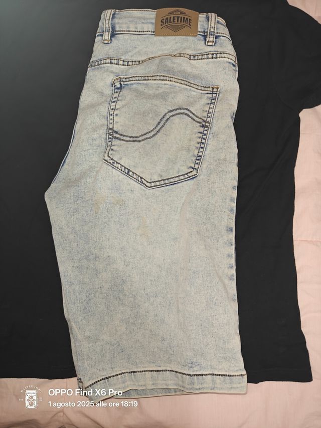 Shorts Piazza Italia Denim Tg 46