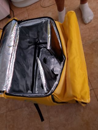 Chaleco Glovo verde-amarillo