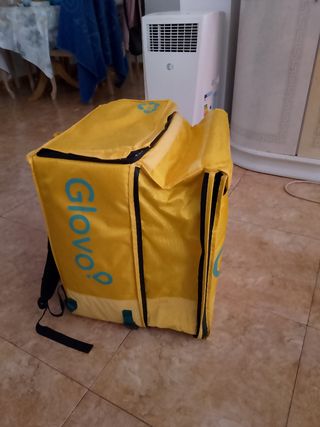 Chaleco Glovo verde-amarillo