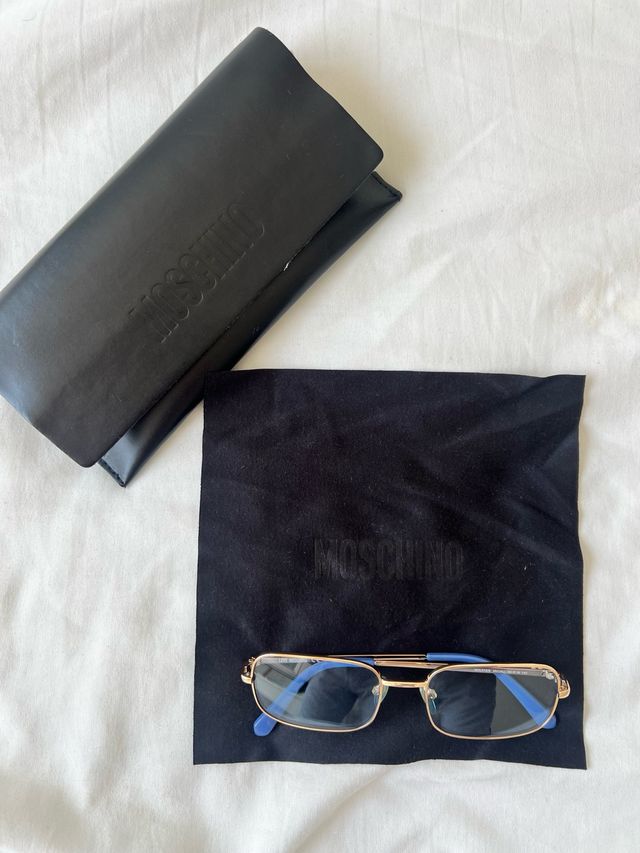 Occhiali Moschino - Blu e oro