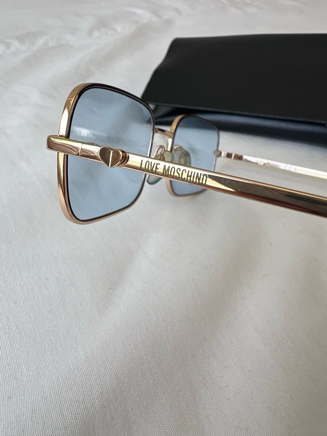 Occhiali Moschino - Blu e oro