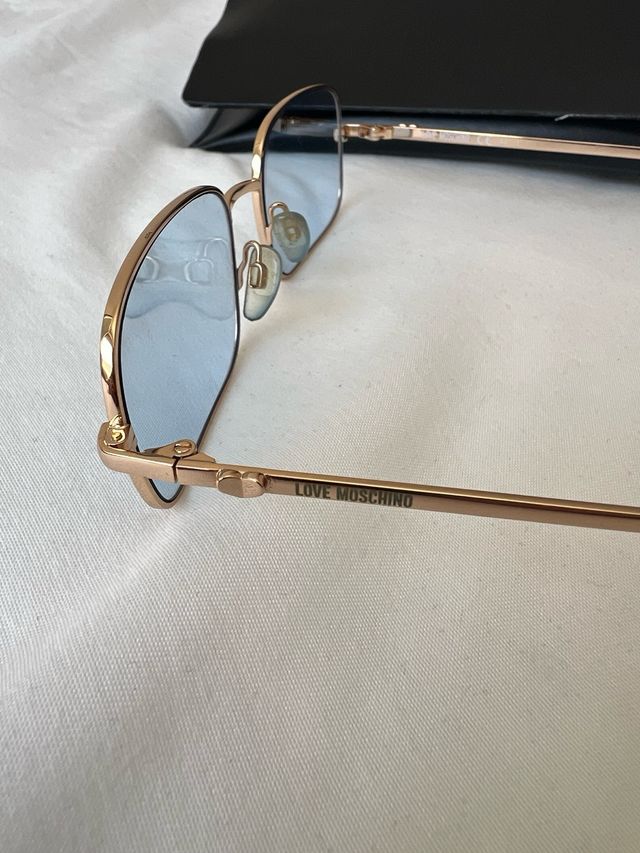 Occhiali Moschino - Blu e oro