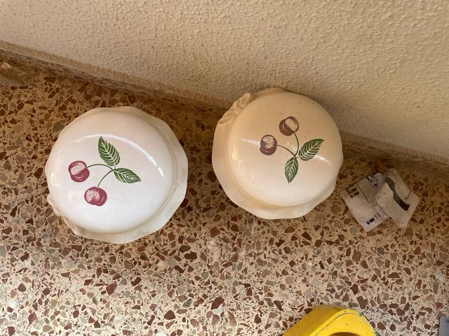2 Tarros cerámica cocina - Vintage