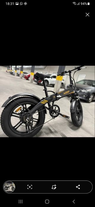 Bicicleta eléctrica A20F plegable