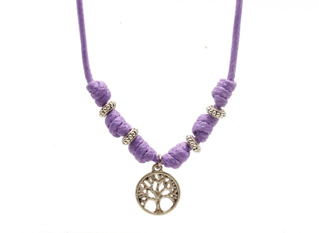 Collar Árbol de la Vida - Morado