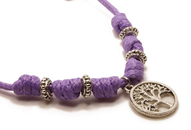 Collar Árbol de la Vida - Morado