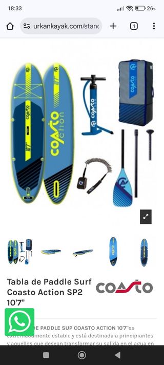 TABLA PADDLE SURF 