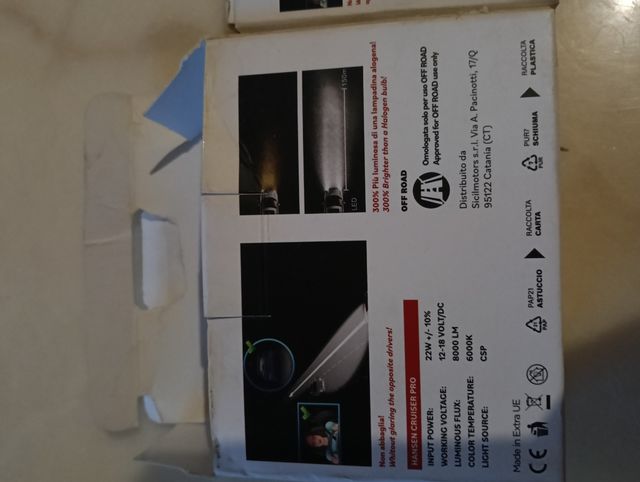 Hansen luci led auto H7