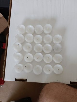 24 Candele Tea Light Usate