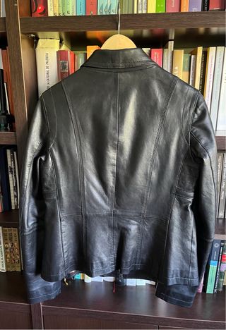 Chaqueta piel Torras negra M