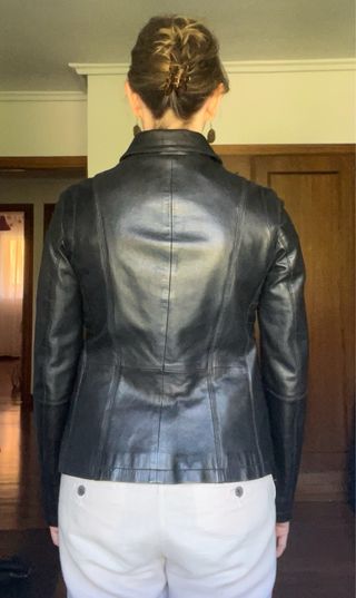 Chaqueta piel Torras negra M