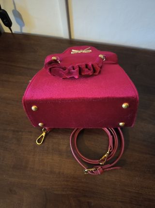 Mini Borsetta Velluto Rossa