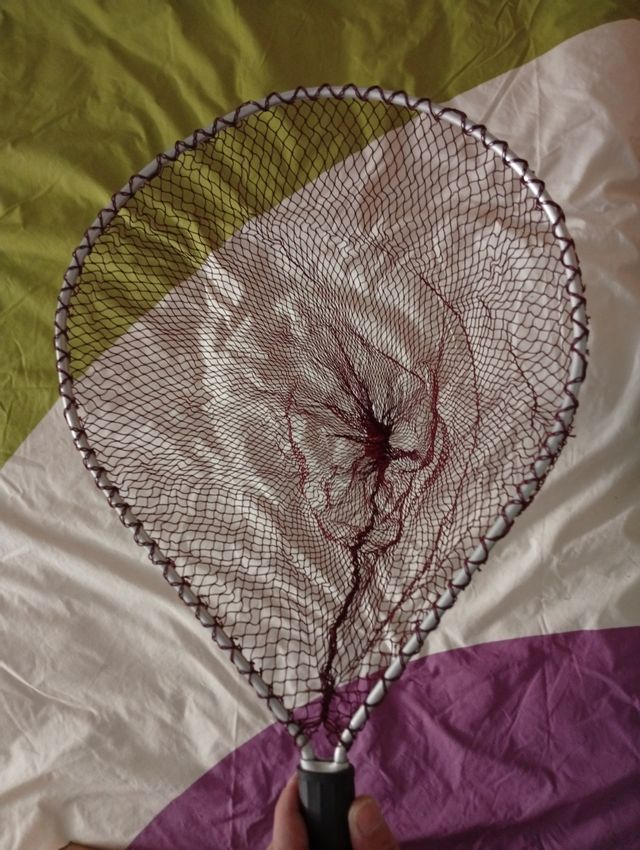 Sacadera de pesca vintage