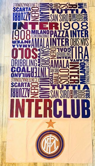 Telo doccia Inter - Microfibra
