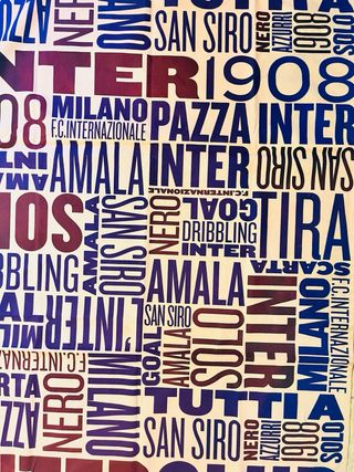 Telo doccia Inter - Microfibra