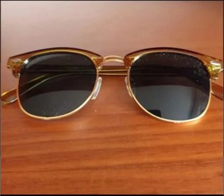 Gafas sol vintage doradas