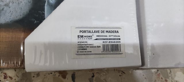 Portallaves de madera