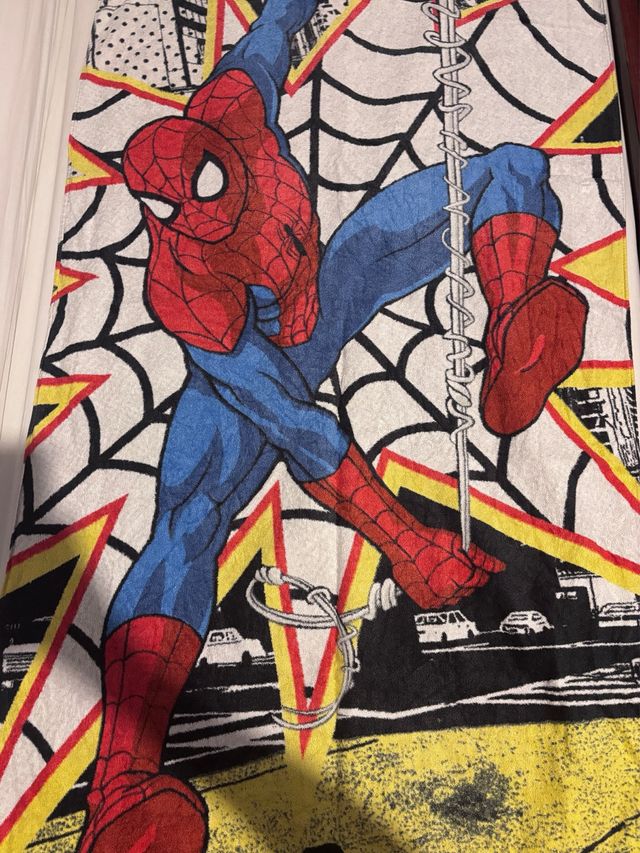 Telo da mare in spugna Spiderman