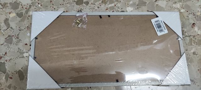 Marco de fotos - 2 fotos - Yute y madera