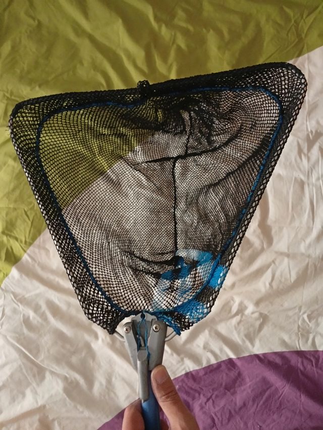 Sacadera de pesca vintage plegable