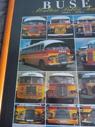 Cuadro Buses Malteses 40s-90s