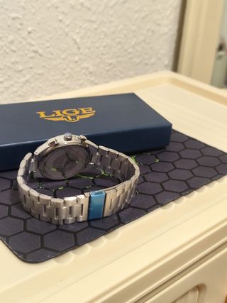 Reloj LIGE cronógrafo azul