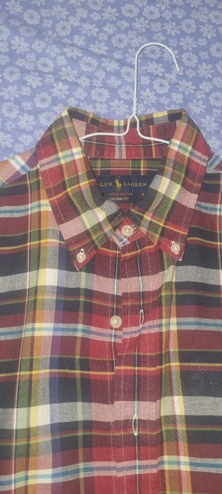 Camisa Ralph Lauren cuadros rojos