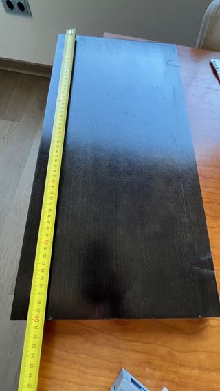 Balda negra DM - 60x30cm