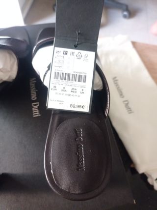 Sandalias Massimo Dutti tacón bajo