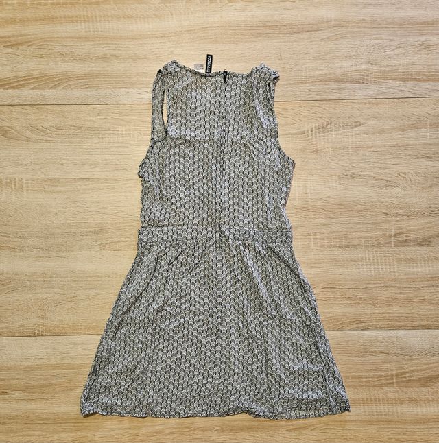 Vestito H&M grigio e bianco