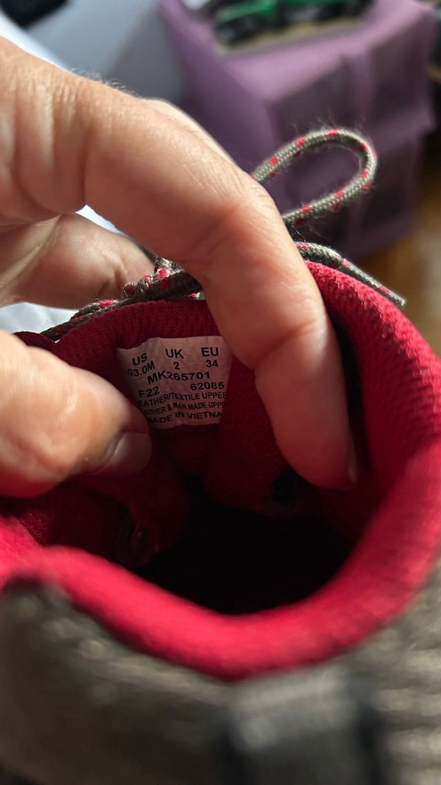 Botas Merrell niño, talla 34