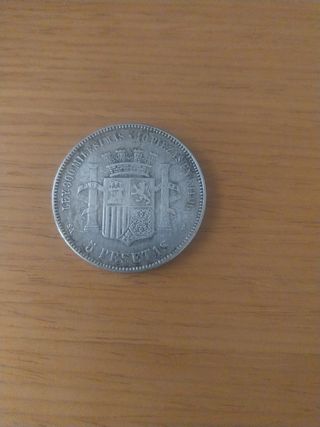 Moneda 5 Pesetas 1870