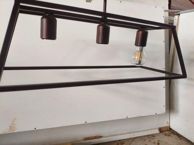 Lámpara geométrica 3 luces