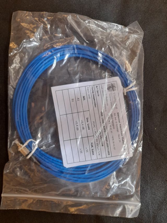 Cavo in fibra ottica Thales FC/PC 5m