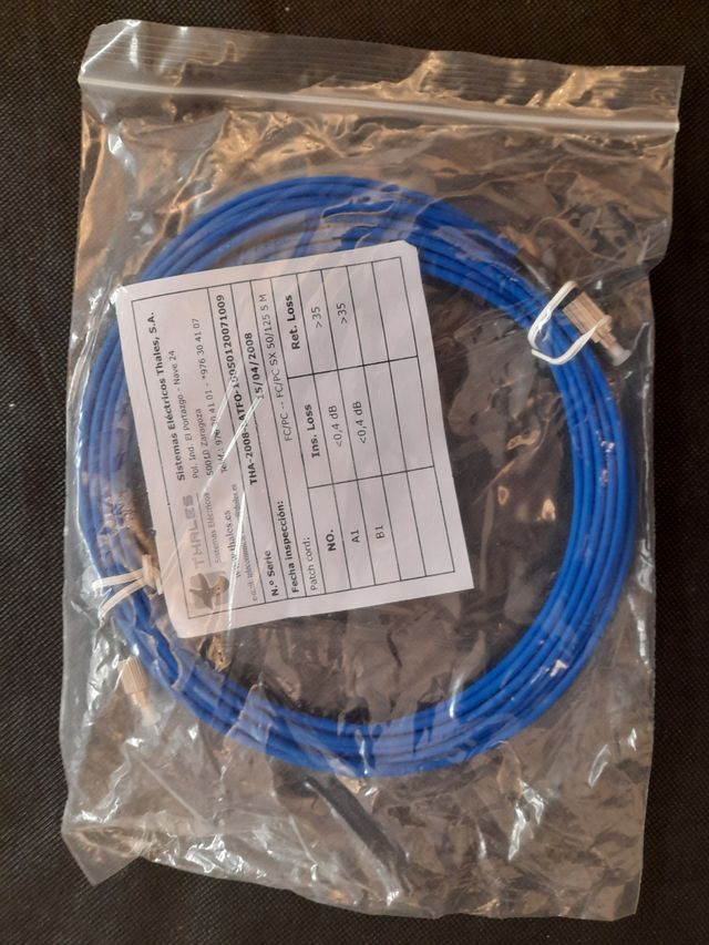 Cavo in fibra ottica Thales FC/PC 5m