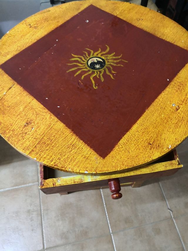 Mesa redonda vintage 69cm