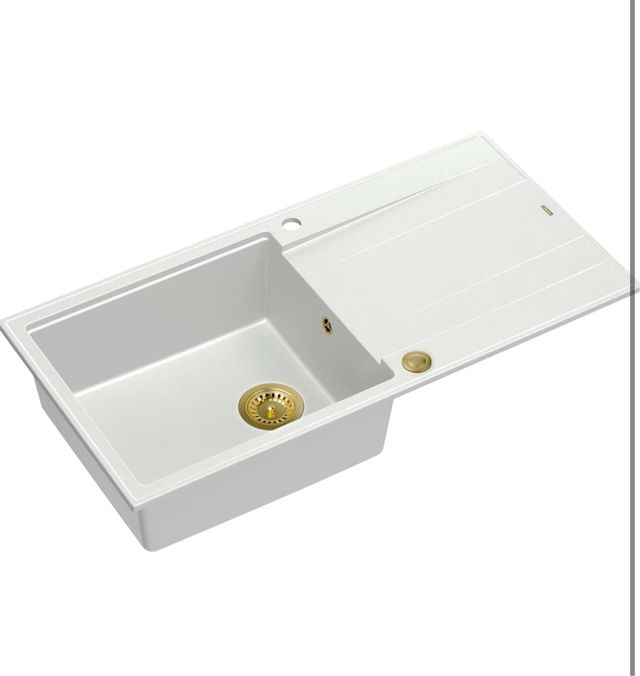 Fregadero QUADRON Granito Evan 146XL Blanco
