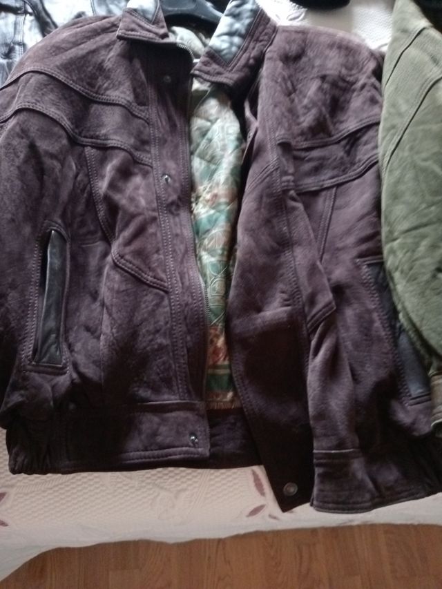 Cazadoras Vintage Piel- Negro y Marrón