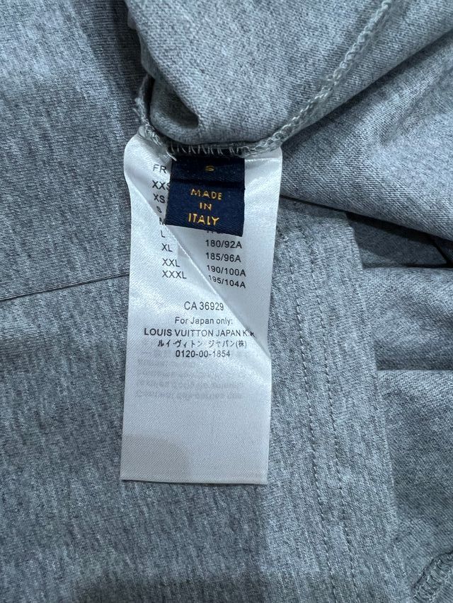 Maglietta Louis Vuitton Giappone Grigia