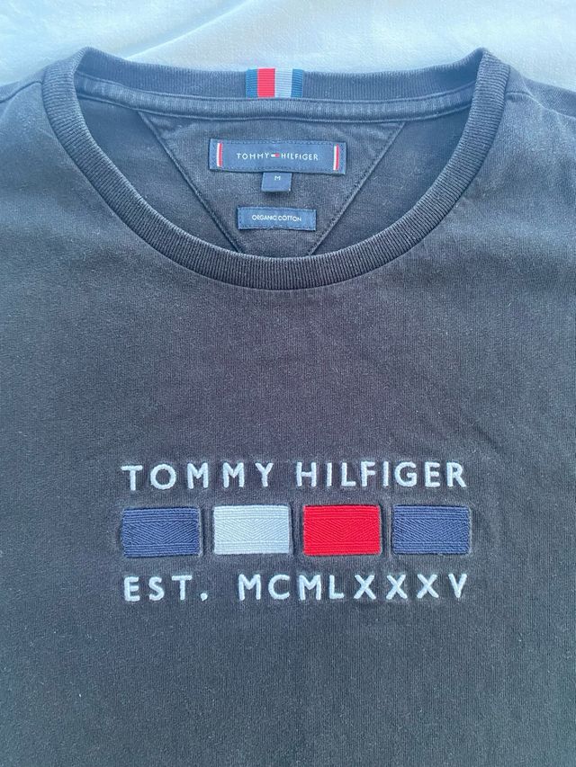 T-Shirt Tommy Hilfiger M Cotone Bio