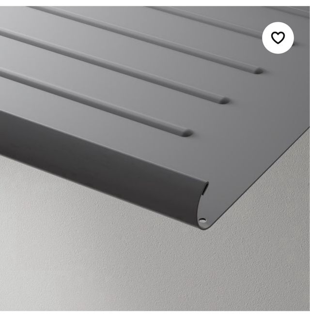 5 Paneles metálicos para estantería