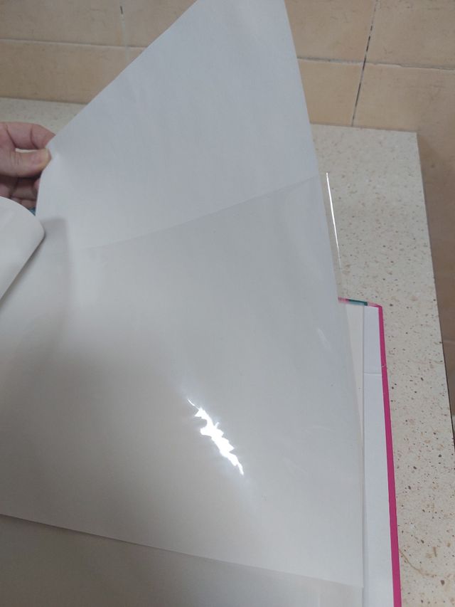 Álbum scrapbook + pegatinas + papel